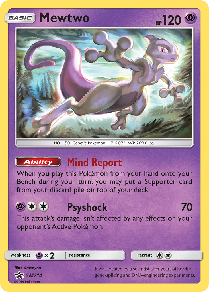 Mewtwo (SM214) [Sun & Moon: Black Star Promos] | Jack's On Queen