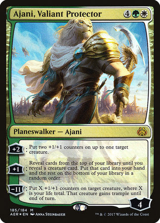 Ajani, Valiant Protector [Aether Revolt] | Jack's On Queen
