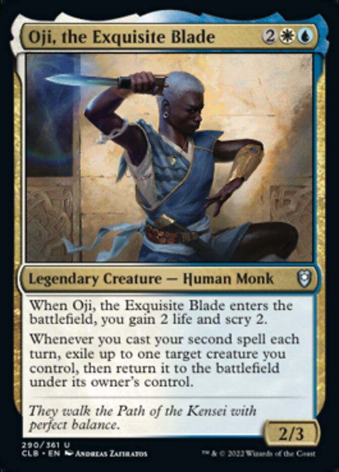 Oji, the Exquisite Blade [Commander Legends: Battle for Baldur's Gate] | Jack's On Queen