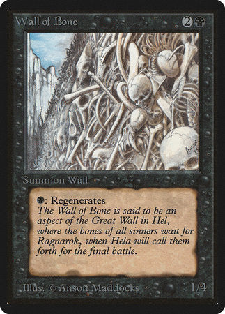 Wall of Bone [Limited Edition Beta] | Jack's On Queen