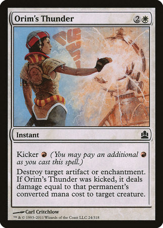 Orim's Thunder [Commander 2011] | Jack's On Queen