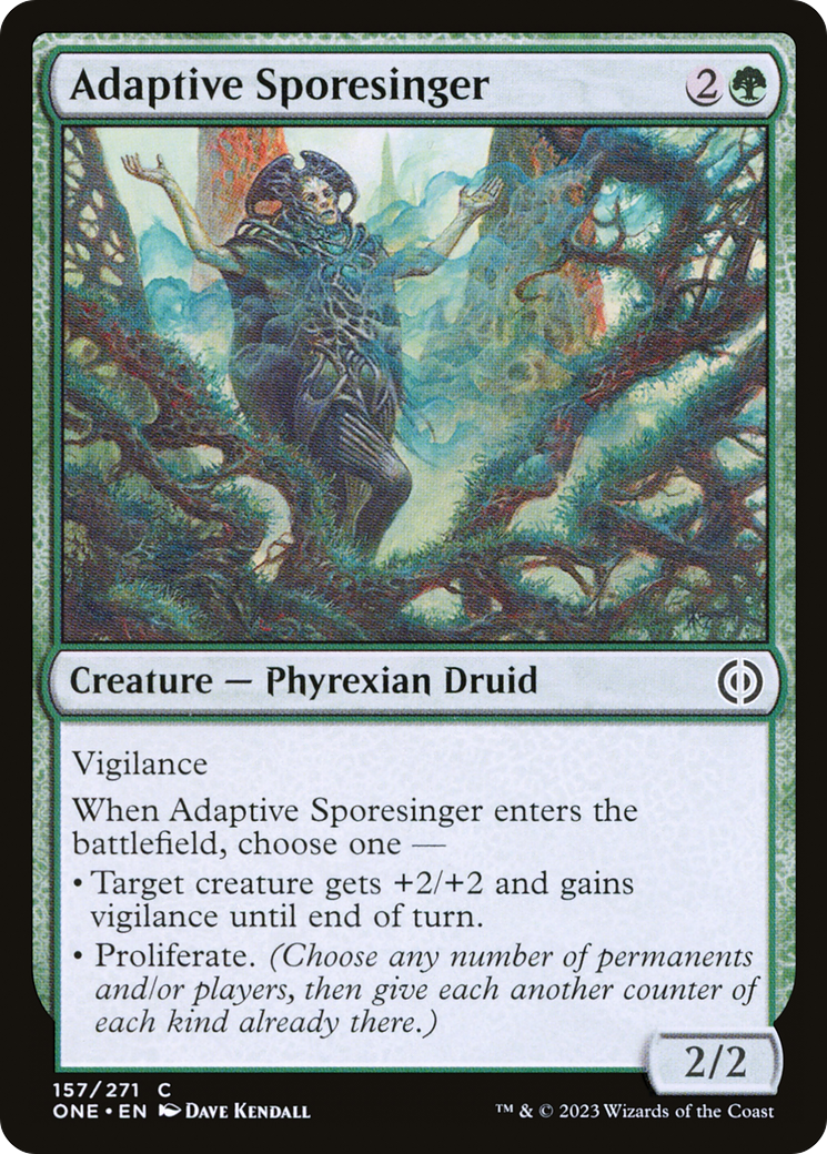 Adaptive Sporesinger [Phyrexia: All Will Be One] | Jack's On Queen