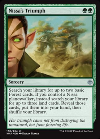 Nissa's Triumph [War of the Spark] | Jack's On Queen