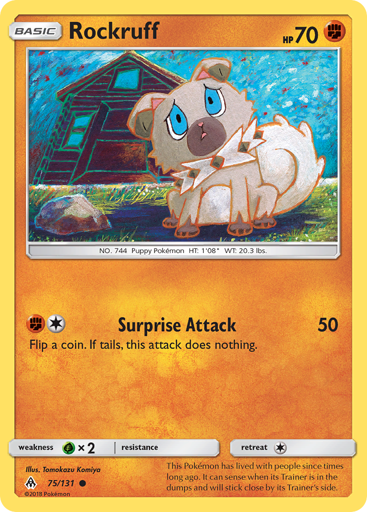 Rockruff (75/131) [Sun & Moon: Forbidden Light] | Jack's On Queen