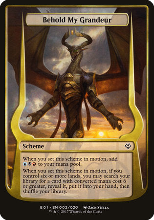 Behold My Grandeur (Archenemy: Nicol Bolas) [Archenemy: Nicol Bolas Schemes] | Jack's On Queen