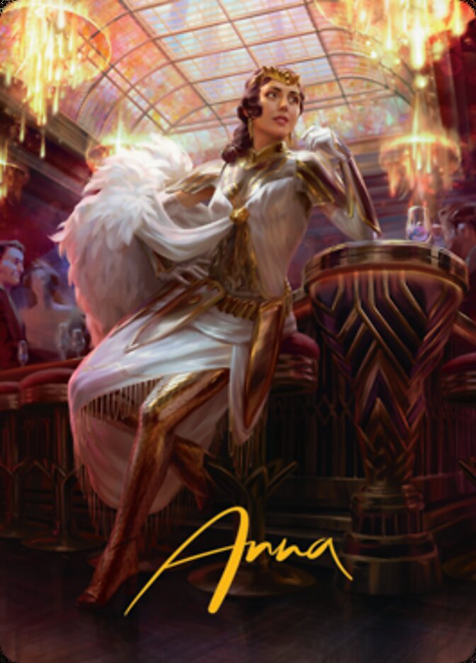 Elspeth Resplendent 1 Art Card (Gold-Stamped Signature) [Streets of New Capenna Art Series] | Jack's On Queen