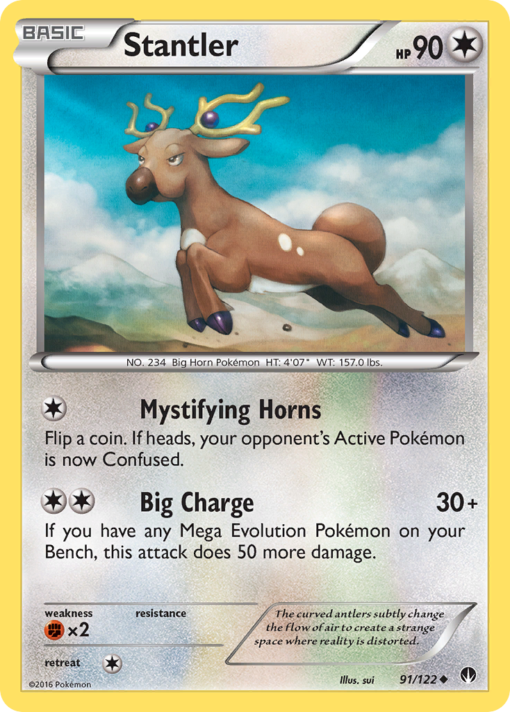 Stantler (91/122) [XY: BREAKpoint] | Jack's On Queen