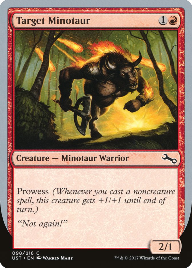 Target Minotaur (Fire Art) [Unstable] | Jack's On Queen