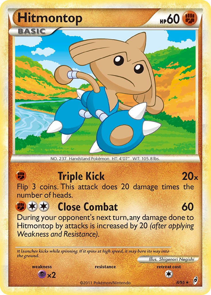 Hitmontop (8/95) (Theme Deck Exclusive) [HeartGold & SoulSilver: Call of Legends] | Jack's On Queen