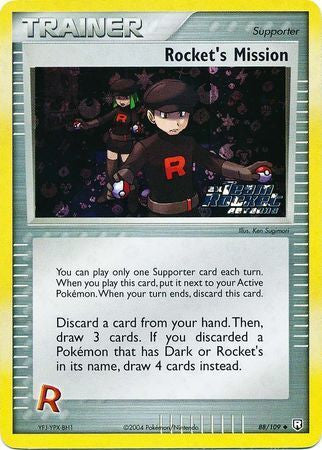 Rocket's Mission (88/109) (Stamped) [EX: Team Rocket Returns] | Jack's On Queen