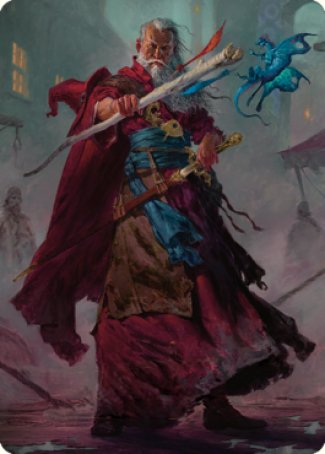 Elminster Art Card (64) [Commander Legends: Battle for Baldur's Gate Art Series] | Jack's On Queen