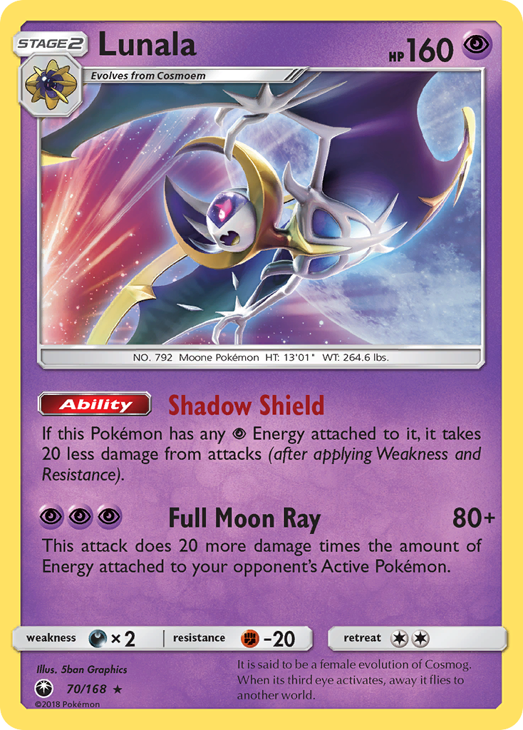 Lunala (70/168) [Sun & Moon: Celestial Storm] | Jack's On Queen