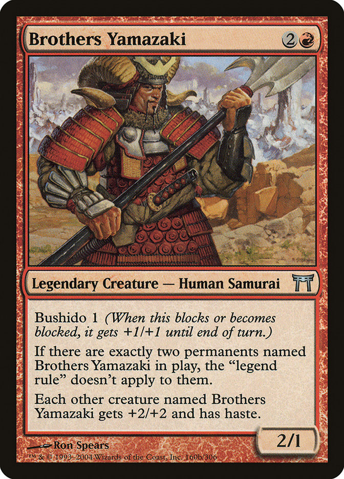 Brothers Yamazaki (160b/306) [Champions of Kamigawa] | Jack's On Queen