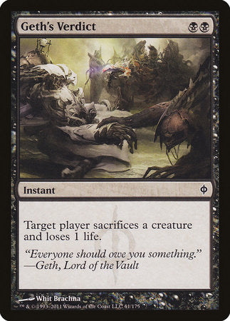 Geth's Verdict [New Phyrexia] | Jack's On Queen