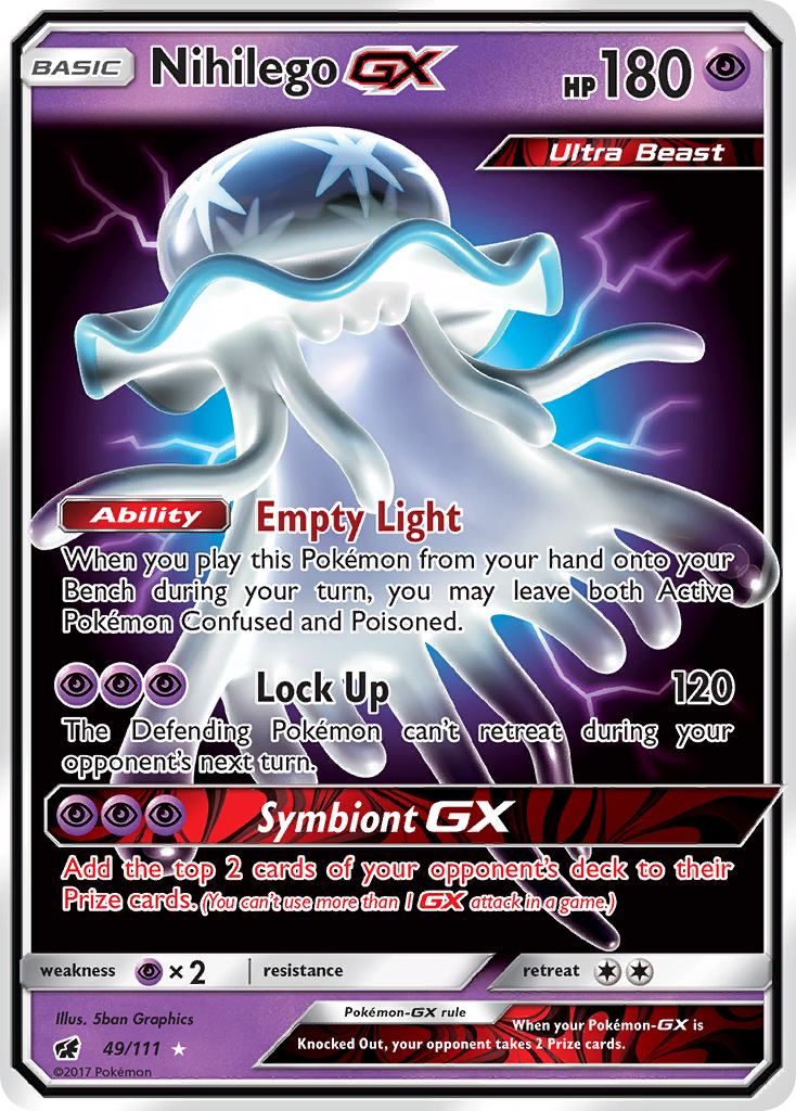 Nihilego GX (49/111) [Sun & Moon: Crimson Invasion] | Jack's On Queen