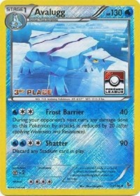 Avalugg (31/106) (League Promo 3rd Place) [XY: Flashfire] | Jack's On Queen