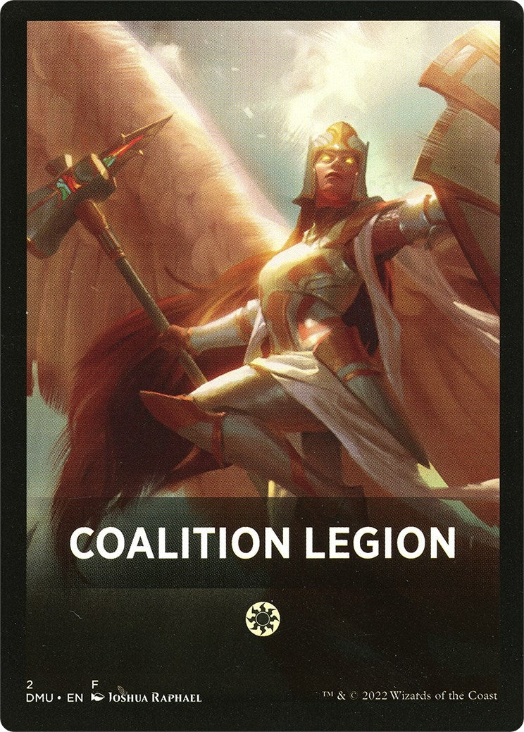 Coalition Legion Theme Card [Dominaria United Tokens] | Jack's On Queen