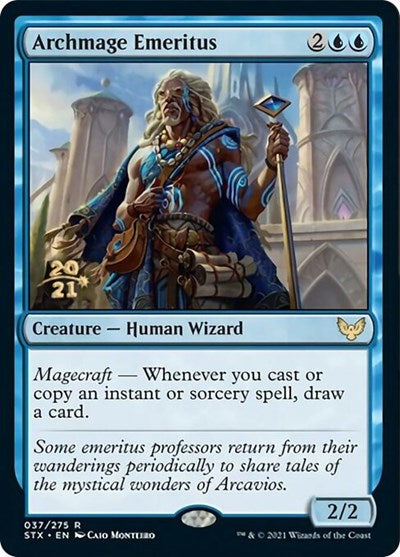 Archmage Emeritus [Strixhaven: School of Mages Prerelease Promos] | Jack's On Queen