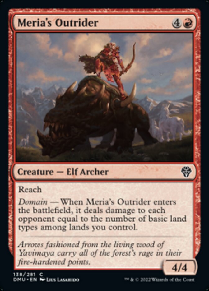Meria's Outrider [Dominaria United] | Jack's On Queen