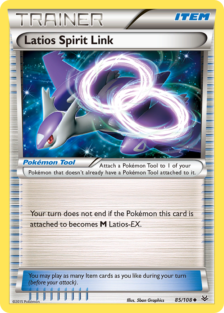 Latios Spirit Link (85/108) [XY: Roaring Skies] | Jack's On Queen