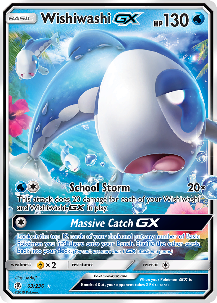 Wishiwashi GX (63/236) [Sun & Moon: Cosmic Eclipse] | Jack's On Queen