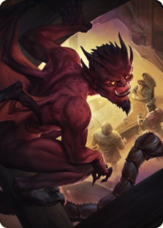 Nefarious Imp Art Card [Commander Legends: Battle for Baldur's Gate Art Series] | Jack's On Queen