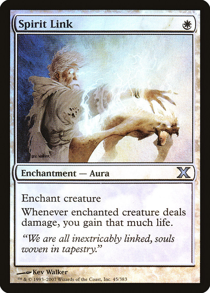 Spirit Link (Premium Foil) [Tenth Edition] | Jack's On Queen