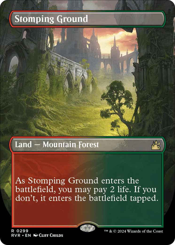 Stomping Ground (Borderless) [Ravnica Remastered] | Jack's On Queen