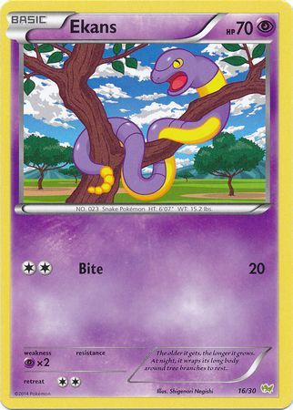 Ekans (16/30) [XY: Trainer Kit - Noivern] | Jack's On Queen