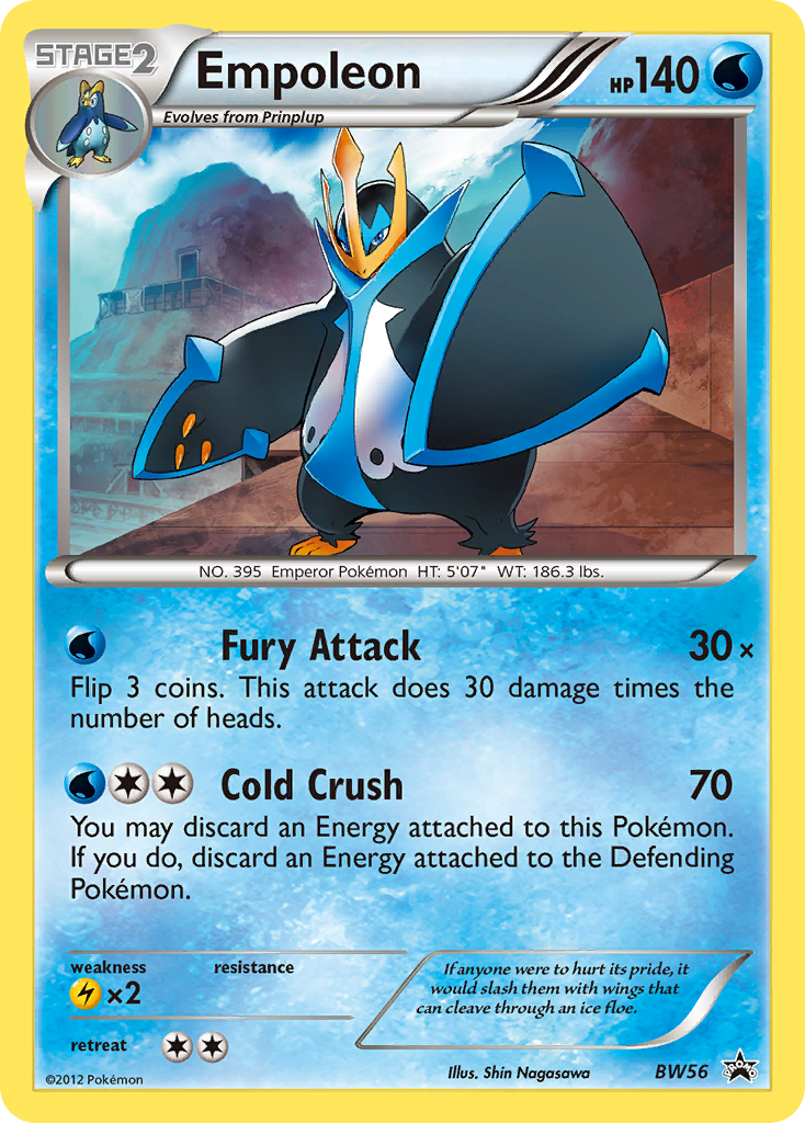 Empoleon (BW56) [Black & White: Black Star Promos] | Jack's On Queen