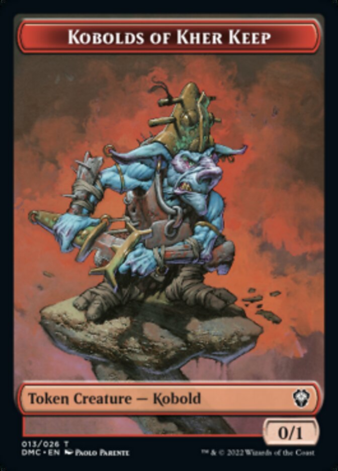 Phyrexian // Kobolds of Kher Keep Double-sided Token [Dominaria United Tokens] | Jack's On Queen