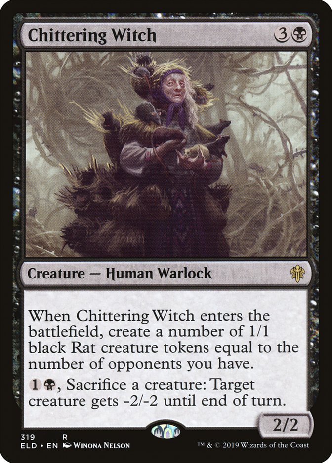 Chittering Witch [Throne of Eldraine] | Jack's On Queen