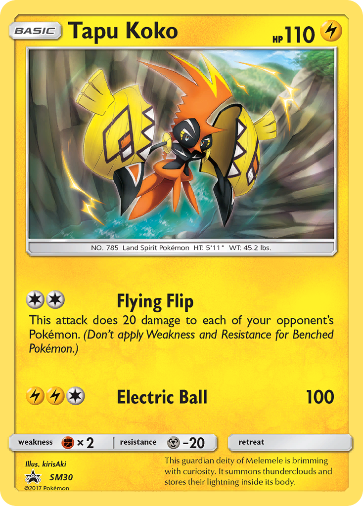 Tapu Koko (SM30) [Sun & Moon: Black Star Promos] | Jack's On Queen