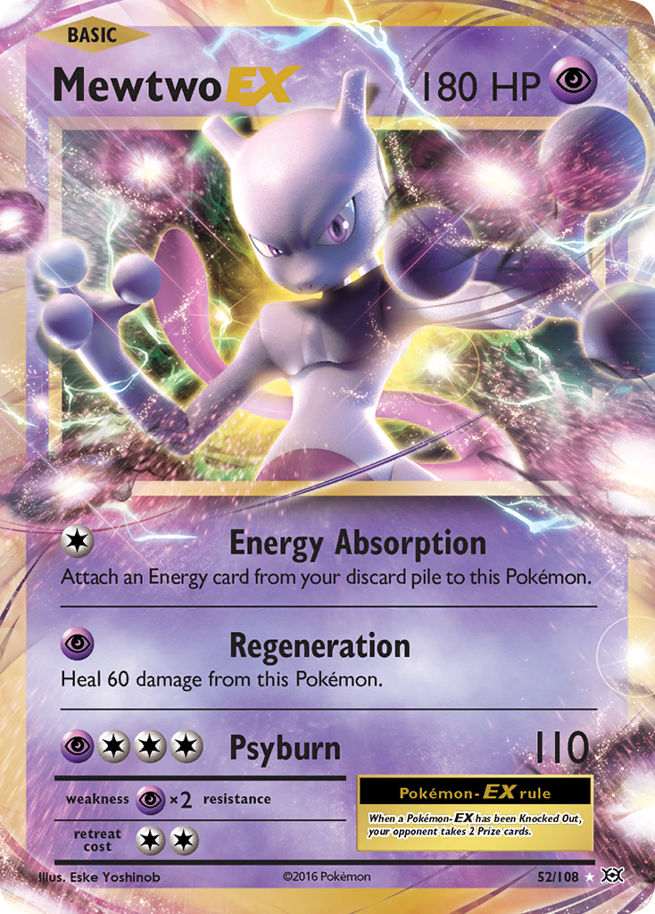 Mewtwo EX (52/108) [XY: Evolutions] | Jack's On Queen