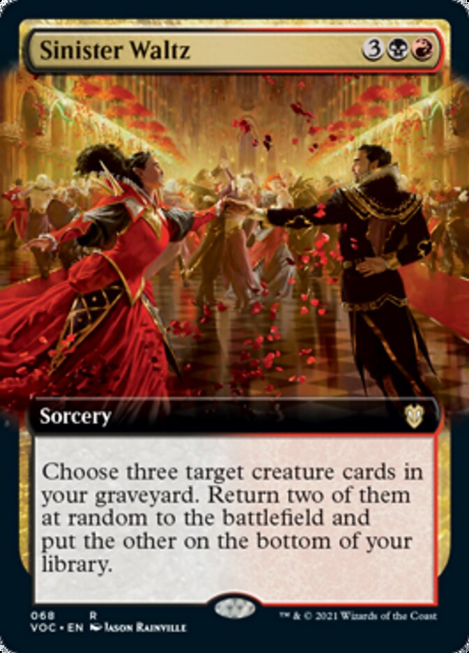 Sinister Waltz (Extended) [Innistrad: Crimson Vow Commander] | Jack's On Queen