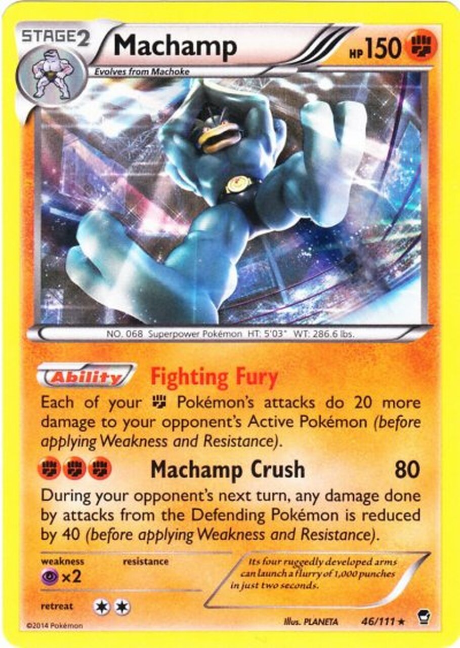 Machamp (46/111) [XY: Furious Fists] | Jack's On Queen