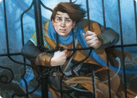 Locked in the Cemetery Art Card [Innistrad: Midnight Hunt Art Series] | Jack's On Queen