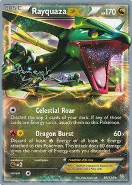 Rayquaza EX (85/124) (Anguille Sous Roche - Clement Lamberton) [World Championships 2013] | Jack's On Queen