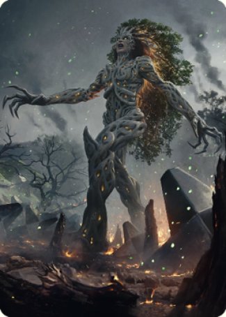 Titania, Gaea Incarnate Art Card [The Brothers' War Art Series] | Jack's On Queen