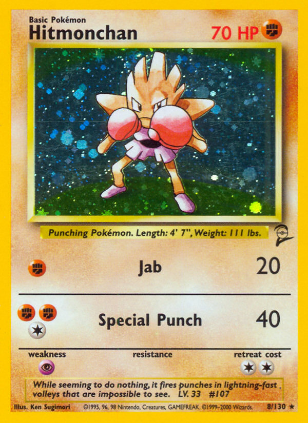 Hitmonchan (8/130) [Base Set 2] | Jack's On Queen