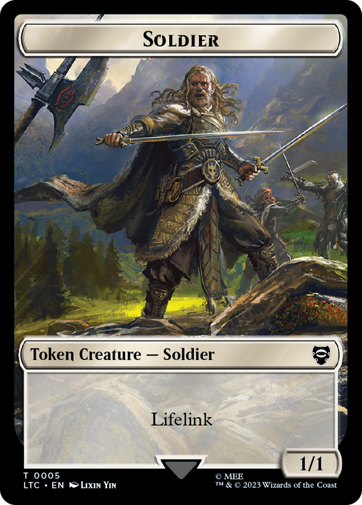 Soldier // Food Token [The Lord of the Rings: Tales of Middle-Earth Commander Tokens] | Jack's On Queen