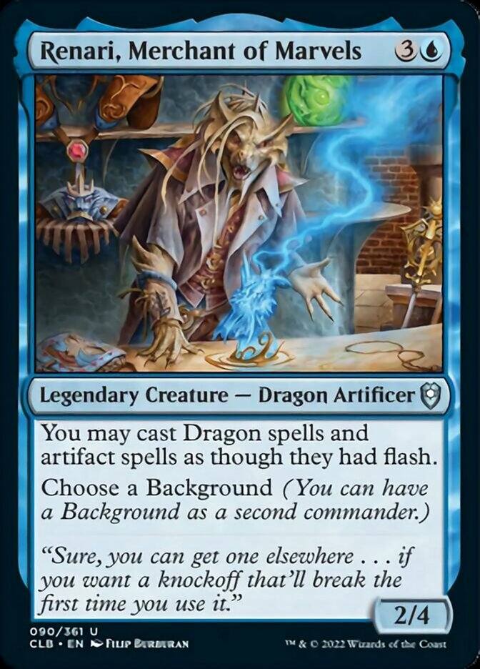 Renari, Merchant of Marvels [Commander Legends: Battle for Baldur's Gate] | Jack's On Queen