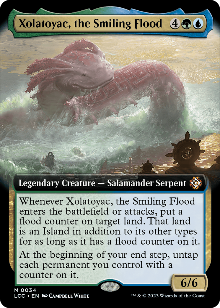 Xolatoyac, the Smiling Flood (Extended Art) [The Lost Caverns of Ixalan Commander] | Jack's On Queen