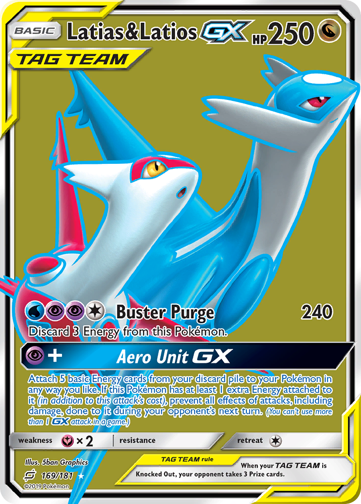 Latias & Latios GX (169/181) [Sun & Moon: Team Up] | Jack's On Queen