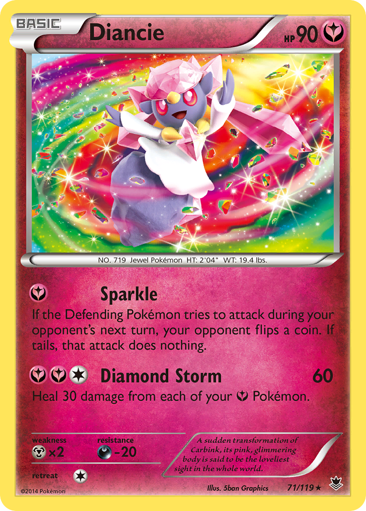 Diancie (71/119) [XY: Phantom Forces] | Jack's On Queen