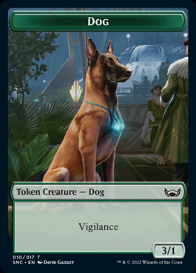 Fish // Dog Double-sided Token [Streets of New Capenna Tokens] | Jack's On Queen