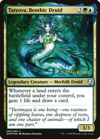 Tatyova, Benthic Druid [Dominaria Promos] | Jack's On Queen