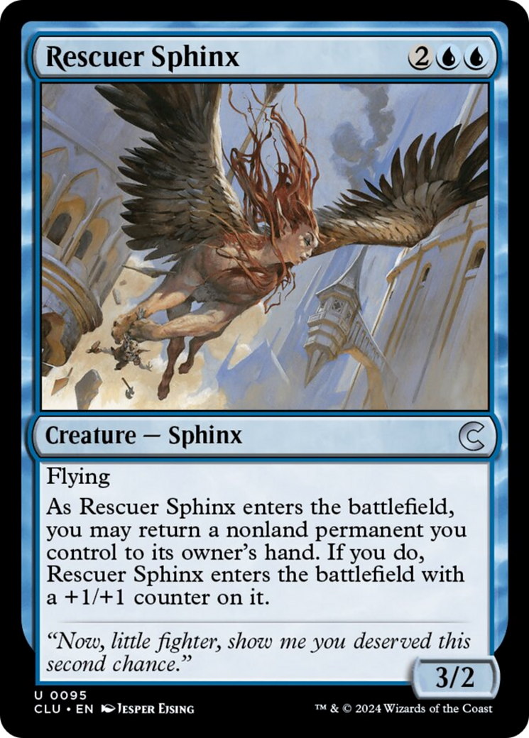 Rescuer Sphinx [Ravnica: Clue Edition] | Jack's On Queen