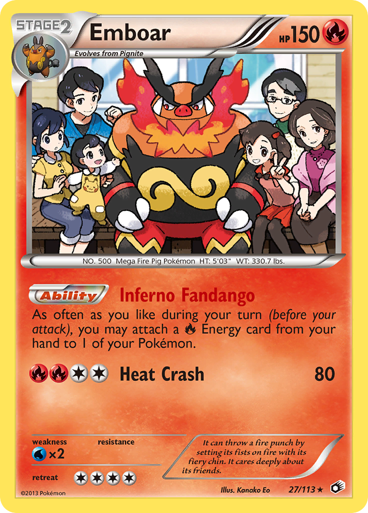 Emboar (27/113) [Black & White: Legendary Treasures] | Jack's On Queen