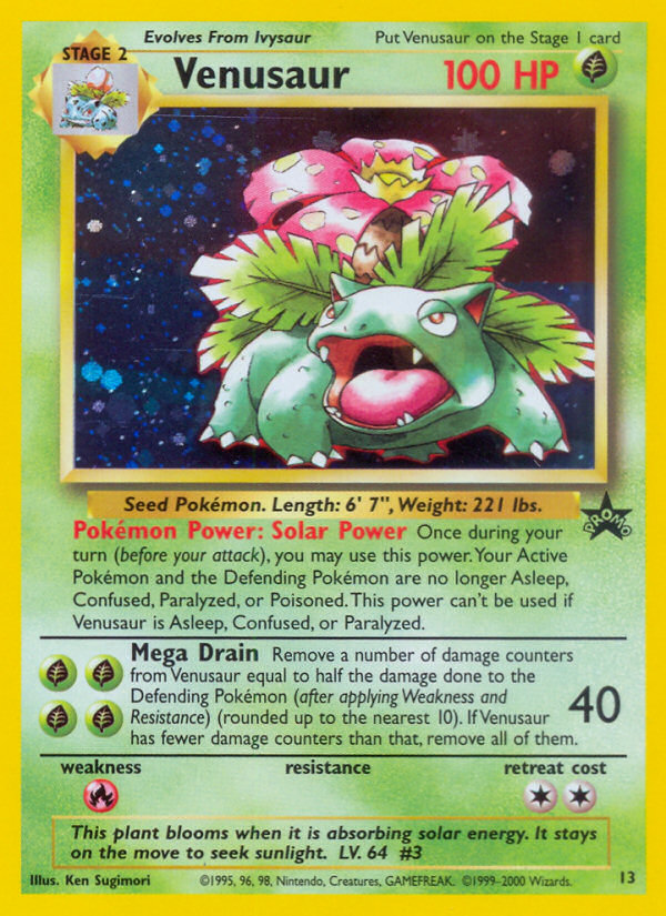 Venusaur (13) [Wizards of the Coast: Black Star Promos] | Jack's On Queen